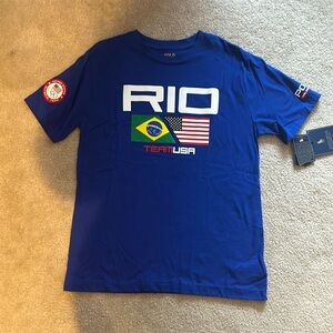 Polo Ralph Lauren boys, medium team, USA/Brazil T-shirt